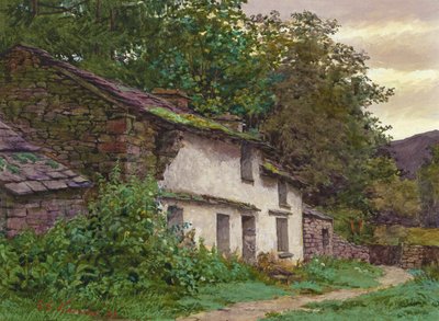 Easedale Cottage, 1882 von George Sheridan Knowles